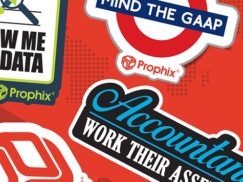 Prophix – Accounting Promotional Sticker Sheet